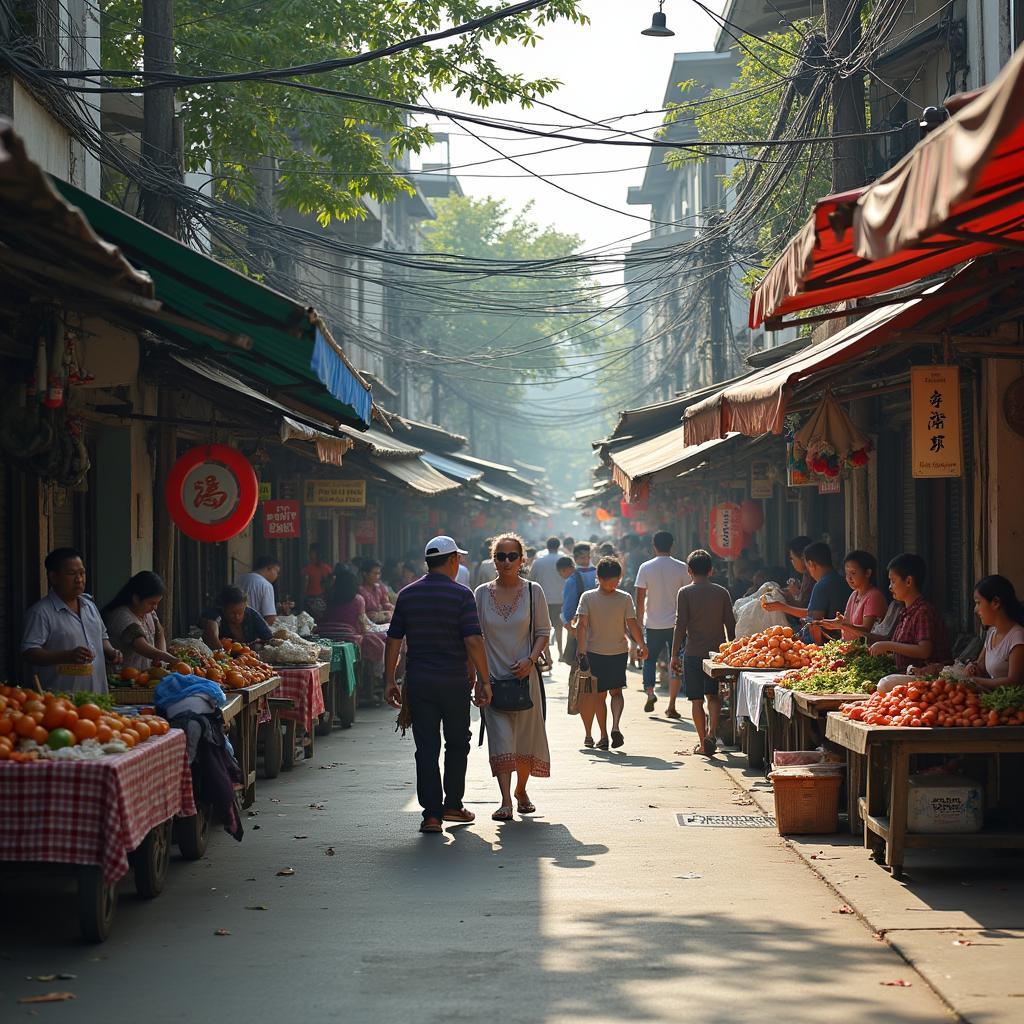 Chợ Bà Tư Tô Hiến Thành Quận 10 nhộn nhịp khung cảnh mua bán